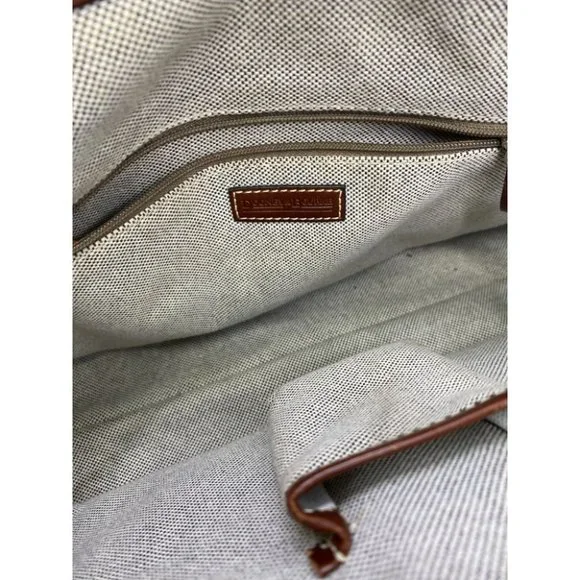 DOONEY & BOURKE Tan Brown Medium Size Doctor Bag - Picture 10 of 13
